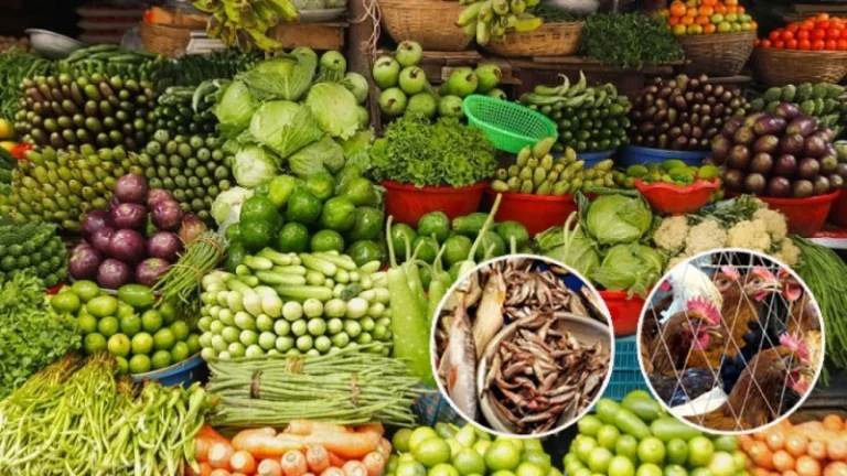 সবজির বাজারে স্বস্তি, পেঁয়াজ-তেলের দামে উদ্বেগ সবজির দাম কমলেও, মাছ ও মুরগি এখনো চড়া