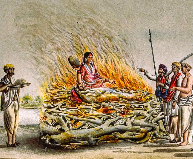 এক কলঙ্কজনক অধ্যায় ‘সতীদাহ প্রথা’