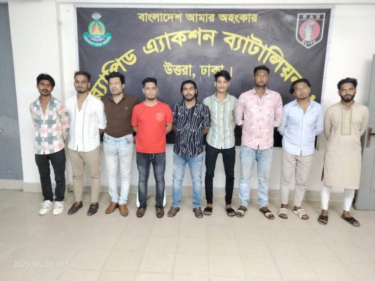 উত্তরায় ‘মব’ সৃষ্টির মাধ্যমে হোটেল দখলের চেষ্টা, গ্রেপ্তার ৯