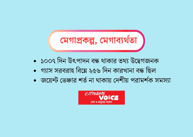 সার কারখানায় অব্যবস্থাপনায় হাজার কোটি টাকার ক্ষতি শাহজালাল সার কারখানায় প্রযুক্তি ত্রুটিতে কোটি টাকার ধস