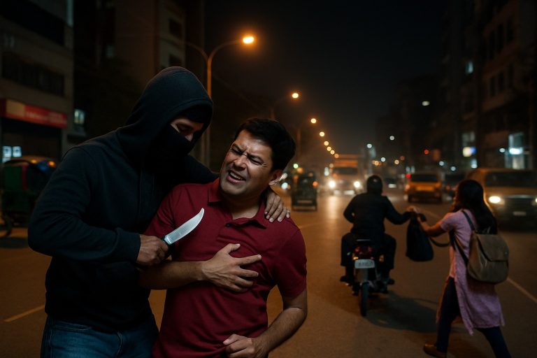 রাজধানীর রাস্তায় অপরাধের রাজত্ব