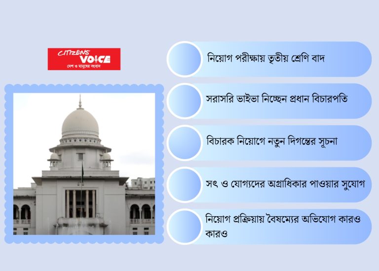 নিরপেক্ষতা ফিরছে বিচারক নিয়োগে