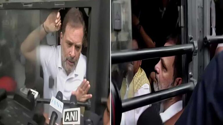 রাহুল গান্ধী ও প্রিয়াঙ্কা গান্ধী আটক