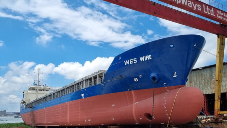 তুরস্কে রপ্তানি হচ্ছে আনন্দ শিপইয়ার্ডের ৫৫০০ টন ধারণক্ষমতার জাহাজ