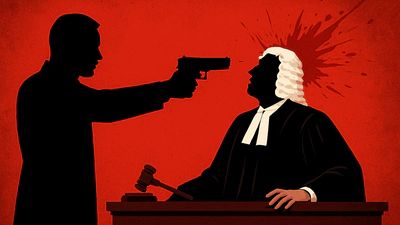 আদালতের এজলাসে বিচারককে গুলি করে হত্যা
