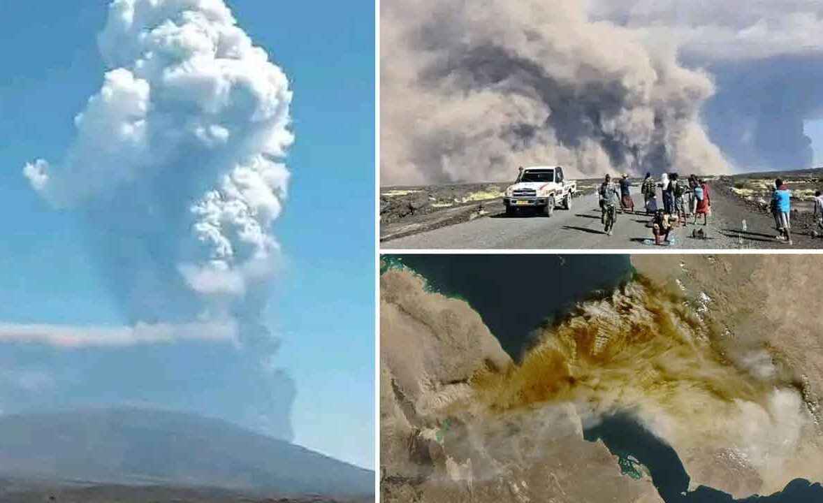 ১২ হাজার বছর পর ইথিওপিয়ার আগ্নেয়গিরিতে হঠাৎ অগ্ন্যুৎপাত