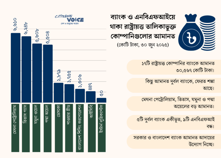 দুর্বল ব্যাংকের ফাঁদে রাষ্ট্রায়ত্ত প্রতিষ্ঠানগুলো