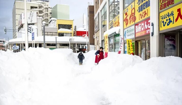 জাপানে ভারী তুষারপাতে প্রাণহানি ৩০