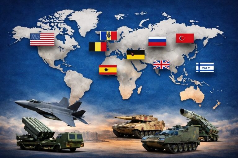 বিশ্বের শীর্ষ অস্ত্র রপ্তানিকারক দেশগুলো