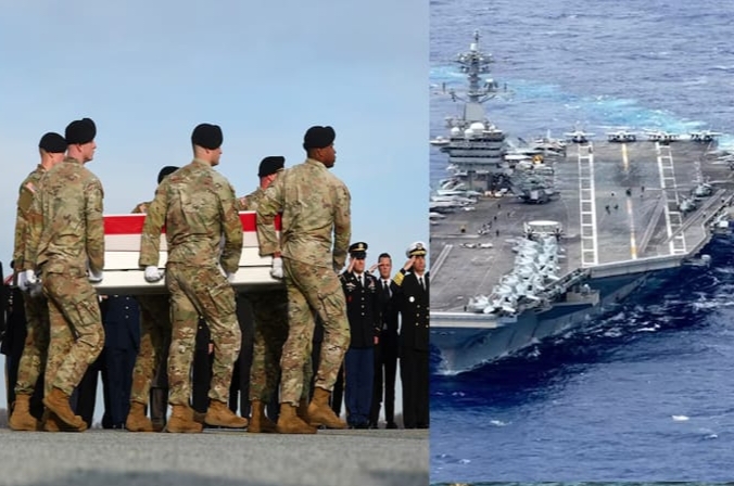 ইরানের হামলায় ৬৫০ মার্কিন সেনা হতাহত, পিছু হটেছে রণতরী: আইআরজিসি