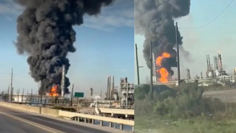 যুক্তরাষ্ট্রে তেল শোধনাগারে ভয়াবহ বিস্ফোরণ