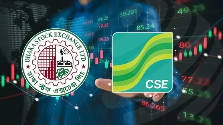 সপ্তাহের শেষে শেয়ারবাজারে ধস, কমেছে সূচক ও লেনদেন