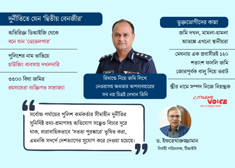 অবৈধভাবে গড়া সাম্রাজ্যের সম্রাট ডিআইজি মোজাম্মেল