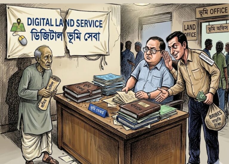 জমির সেবায় দুর্নীতির দুষ্টচক্র
