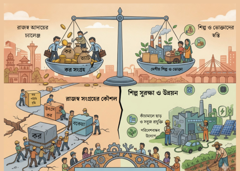 রাজস্ব লক্ষ্যমাত্রা অর্জনের বাস্তবসম্মত রূপরেখা কেমন হবে?