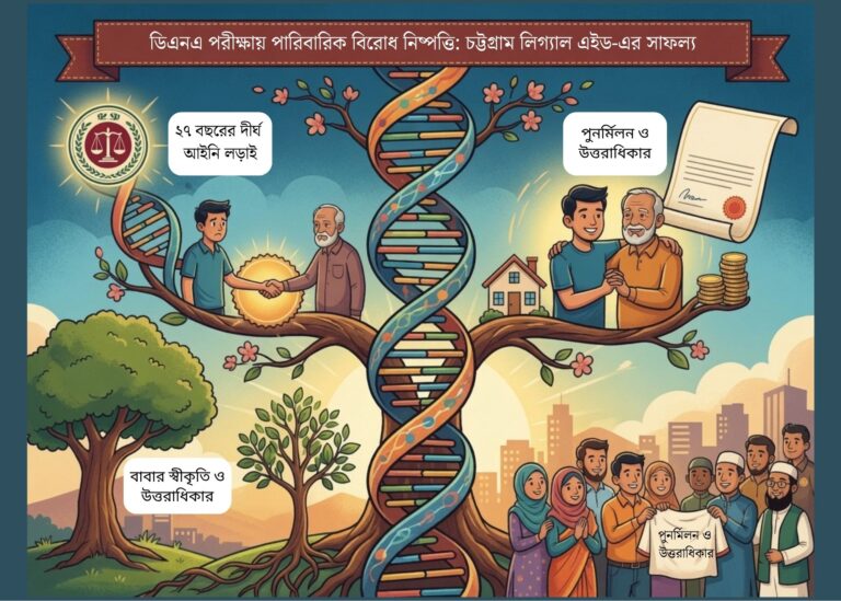২৭ বছরের অপেক্ষার অবসান—আইনি প্রক্রিয়ায় বাবার স্বীকৃতি পেলেন ছেলে