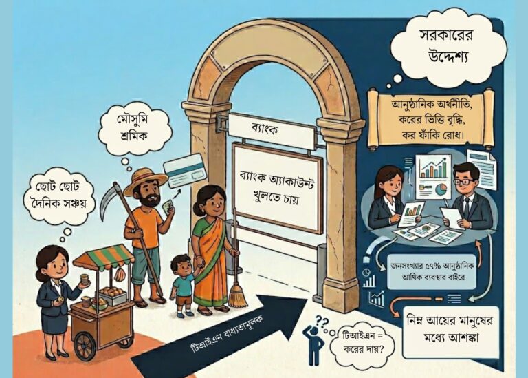 টিআইএন বাধ্যবাধকতায় ব্যাংক হিসাব ও সঞ্চয়ে কী প্রভাব পড়তে পারে?