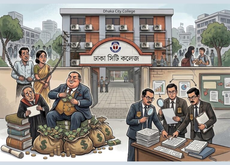 নিয়োগে অনিয়ম, অর্থ ব্যয়ে অসঙ্গতি—অডিটে প্রশ্নবিদ্ধ ঢাকা সিটি কলেজের ১০৫ শিক্ষক
