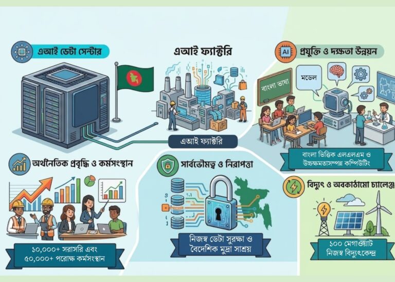বাংলাদেশে এআই ডেটা সেন্টারে ২ বিলিয়ন ডলার বিনিয়োগের প্রস্তাব