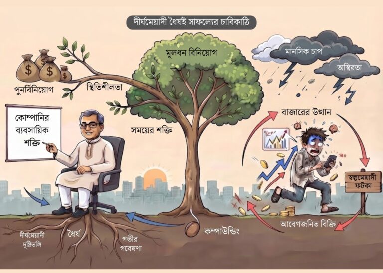 শেয়ারবাজারে সফলতার আসল চাবিকাঠি: ট্রেডিং নাকি ধৈর্য?