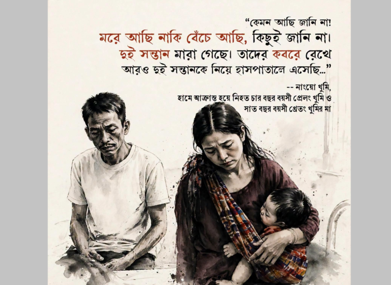 দুই সন্তান হারিয়ে হাসপাতালে ছুটলেন আরও দুই শিশু নিয়ে ‘মা’
