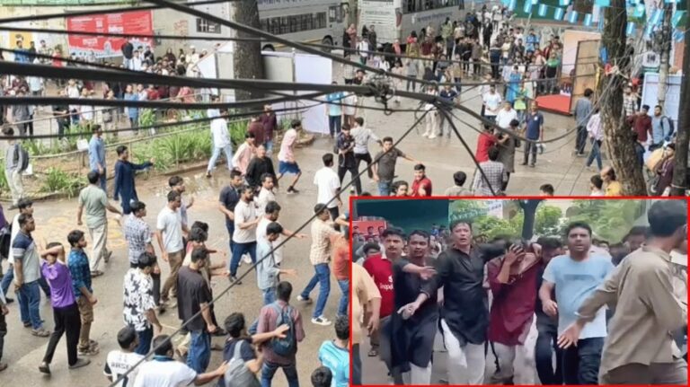 জকসু ভিপিকে মেরে ক্যাম্পাস থেকে বের করে দেওয়ার অভিযোগ
