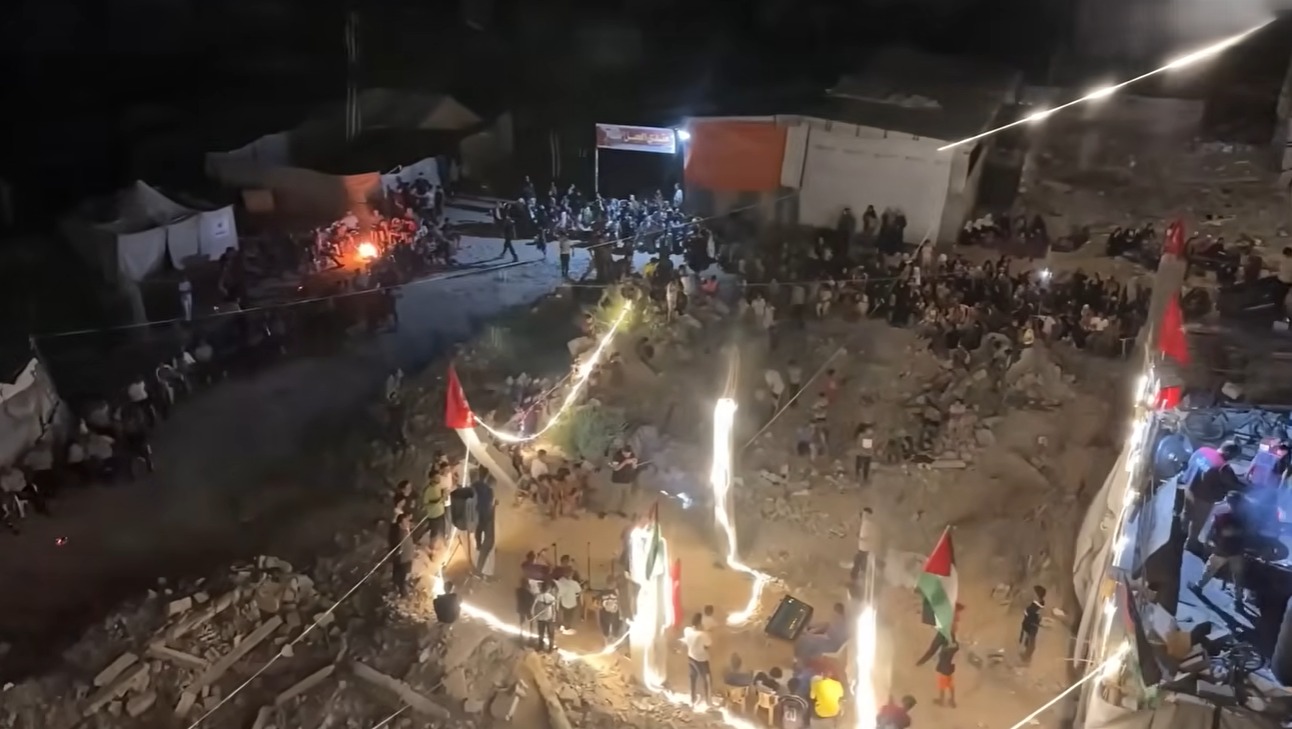 Eid-e-Milad-un-Nabi amidst the rubble; Gazans pray for peace.
