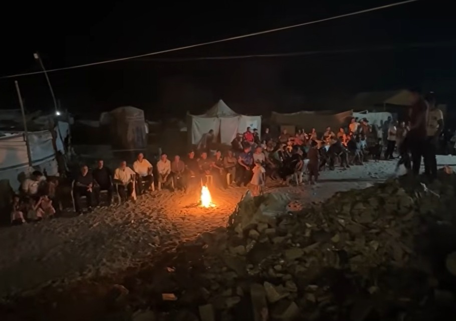 Eid-e-Milad-un-Nabi amidst the rubble; Gazans pray for peace.
