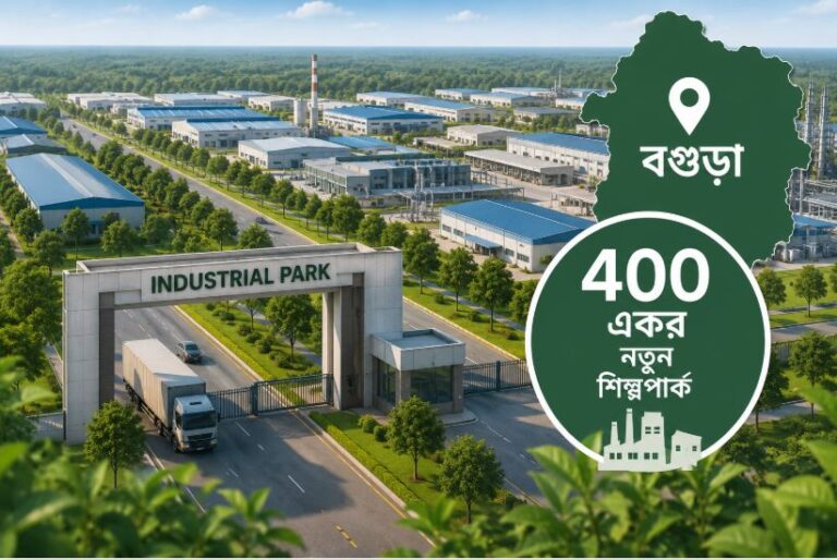 বগুড়ায় ৪০০ একরজুড়ে নতুন শিল্পপার্ক করার পরিকল্পনা সরকারের