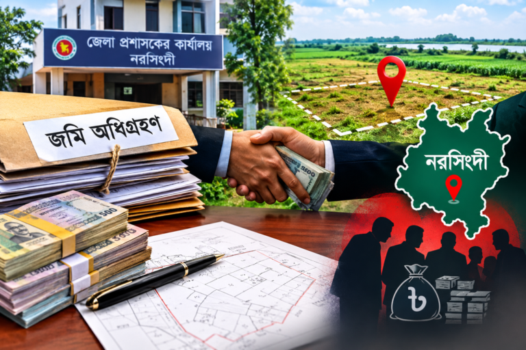 নরসিংদীতে জমি অধিগ্রহণে শতকোটি টাকার কারসাজির অভিযোগ
