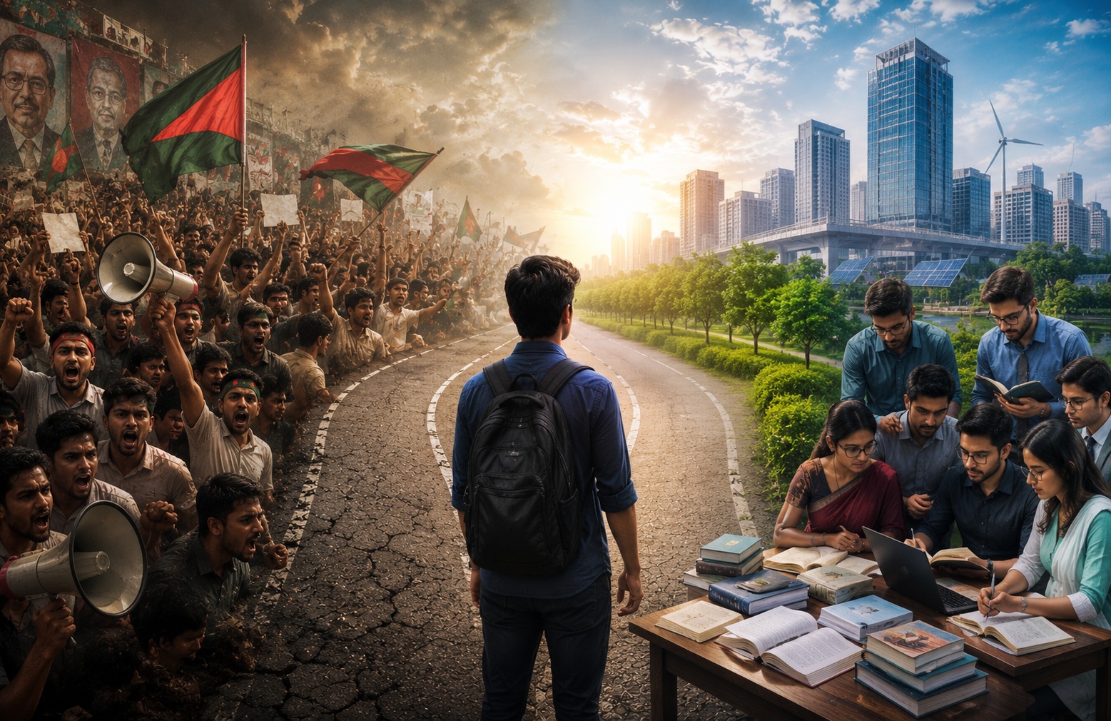 স্লোগানসর্বস্ব রাজনীতি আর কতদিন – পেশাদার রাজনীতিতে মেধার জায়গা কোথায়?